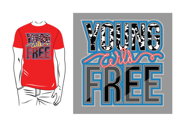Download Young Wild Free Quote Typography Design - Quote typography Collection